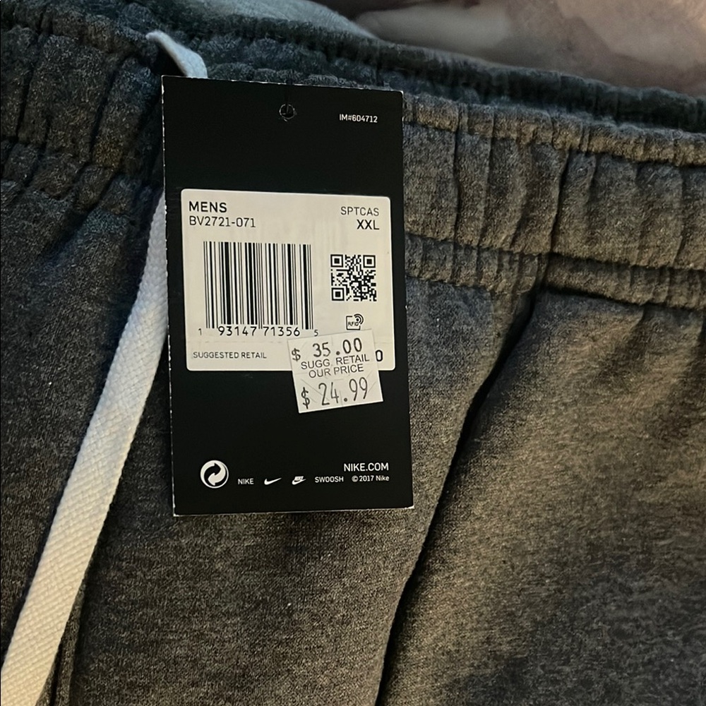 Nike Gray Sweatpants Athletic Comfort
